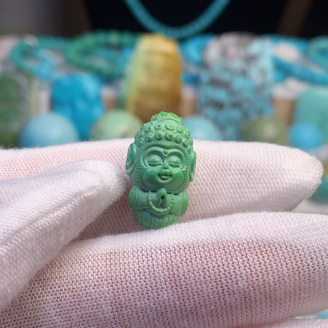绿松石珠宝奇石未镶嵌