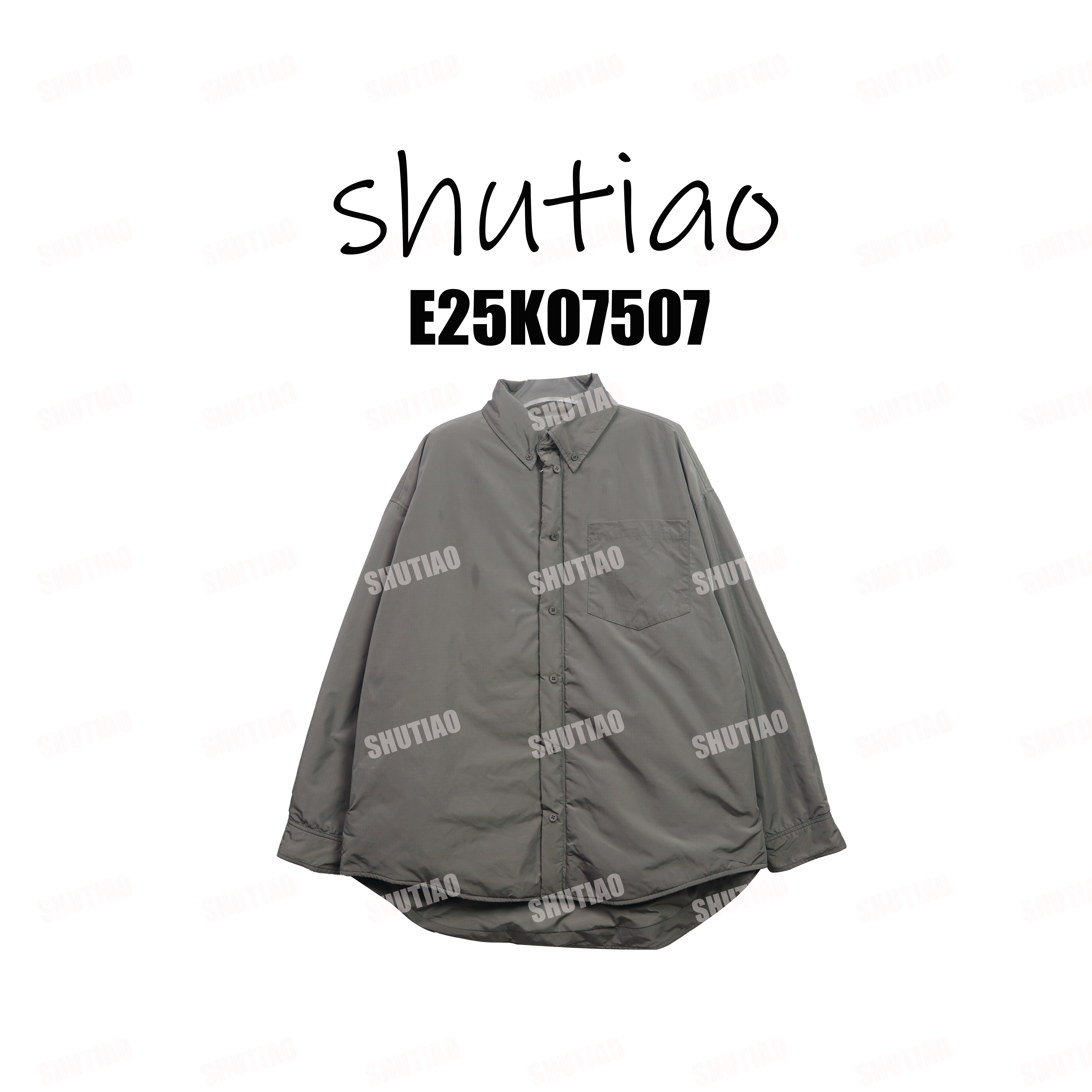 【SHUTIAO】2025冬季：新款小众设计款外套E25K07507