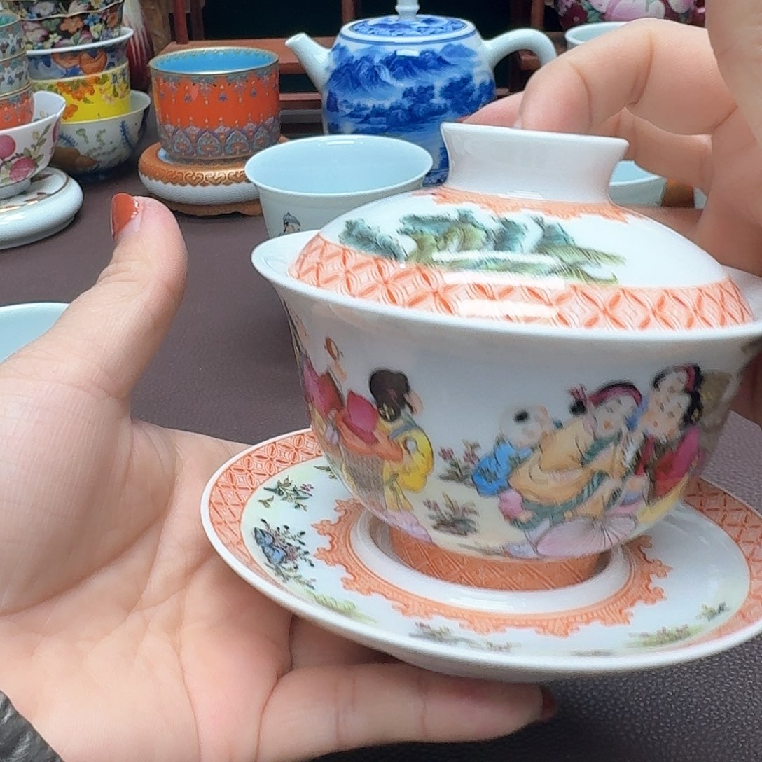 瓷片景德镇仿古手工制作精品