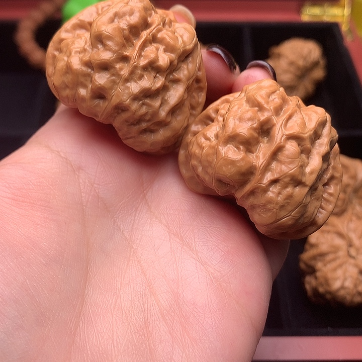 望***河文玩核桃吊坠蛤蟆头