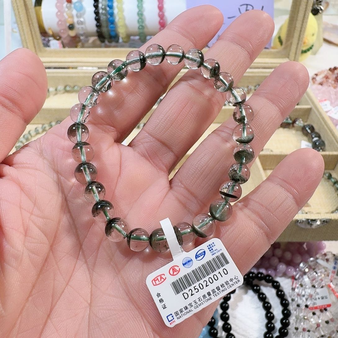 水晶手链未镶嵌绿幽灵