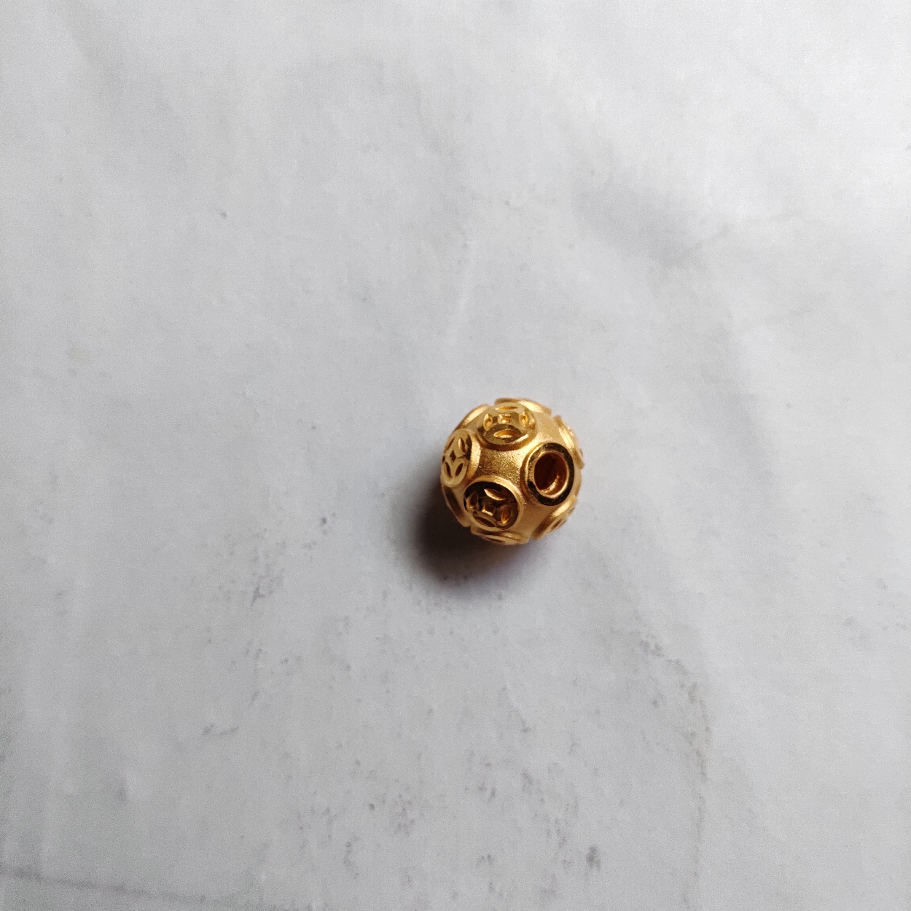 金元宝足金999貔貅珠子首饰