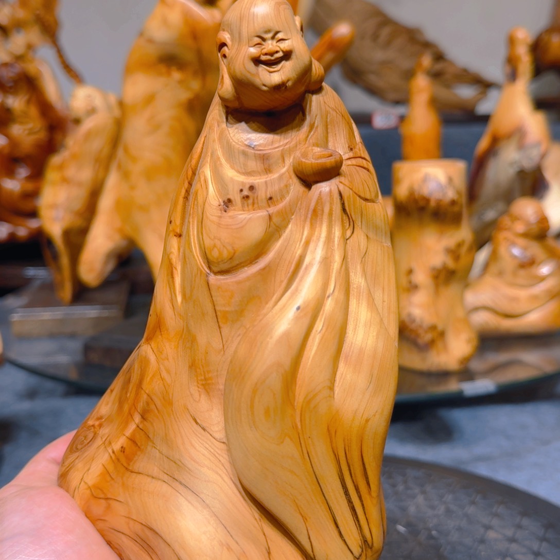 柏木（崖柏）崖柏手把件摆件