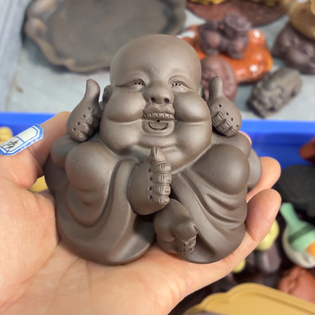 鱼***刺茶杯紫砂瑕疵不退不换介意勿拍