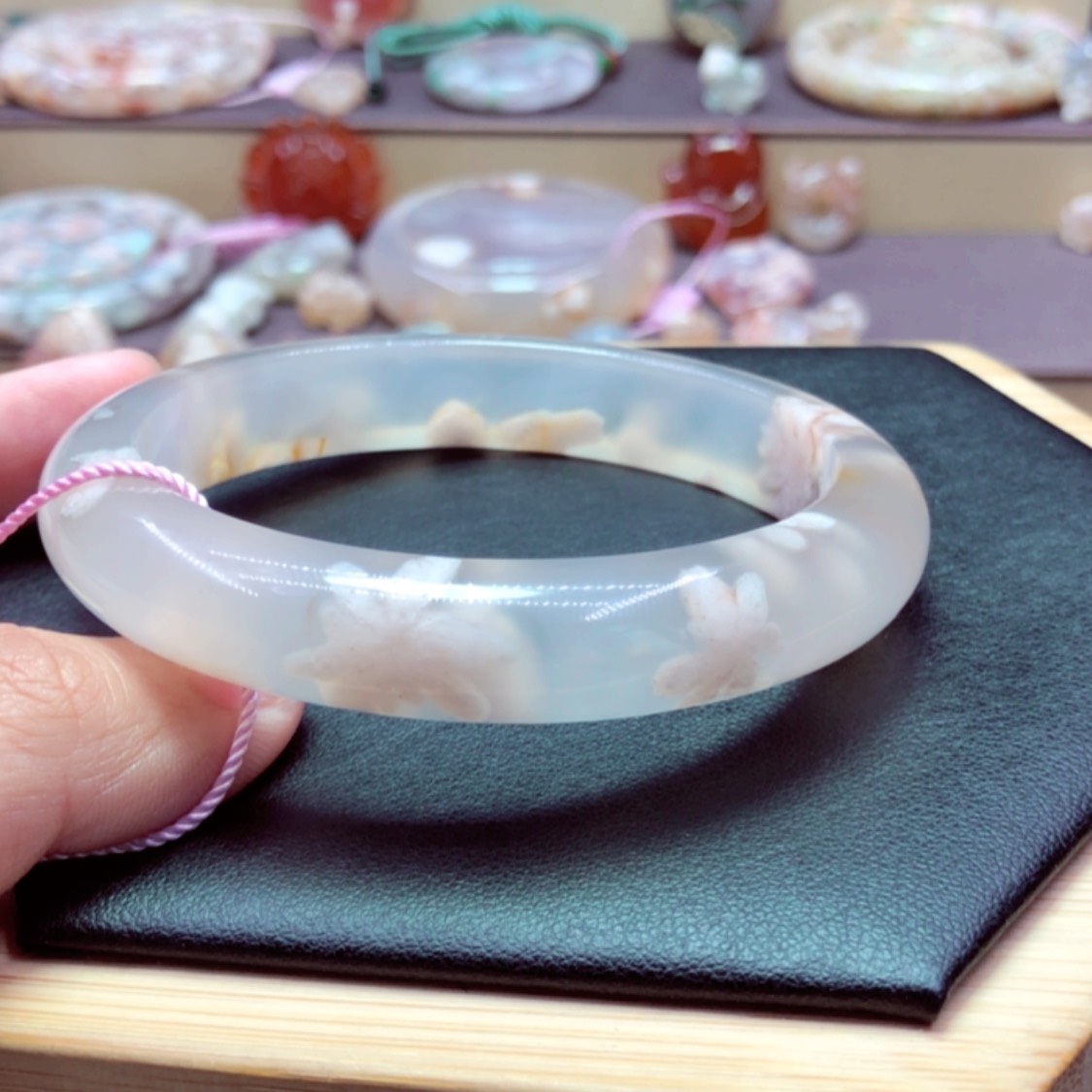 【闪购商品】玛瑙/玉髓手镯5未镶嵌?****J