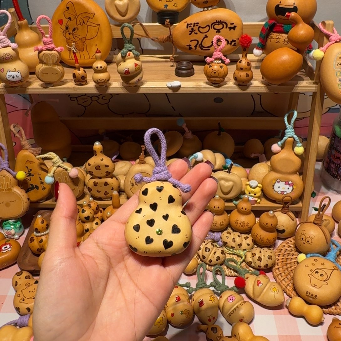 嫌***^木爱心夹扁 微凹扁