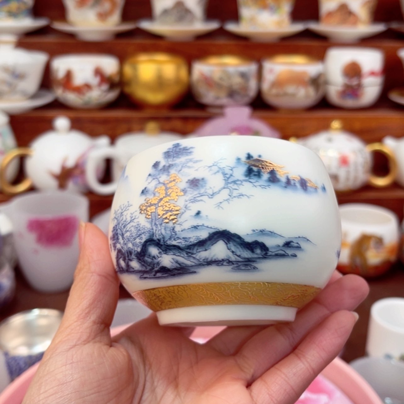 【闪购商品】高货羊脂玉瓷陶瓷茶具