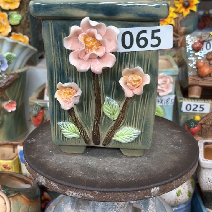 紫砂花盆粗陶材质多肉花盆