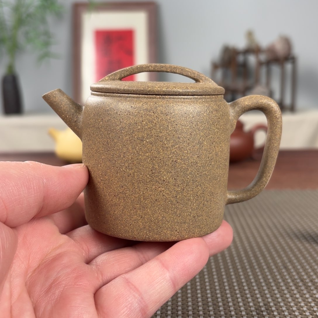 紫砂茶壶微瑕黄龙山原矿紫砂壶