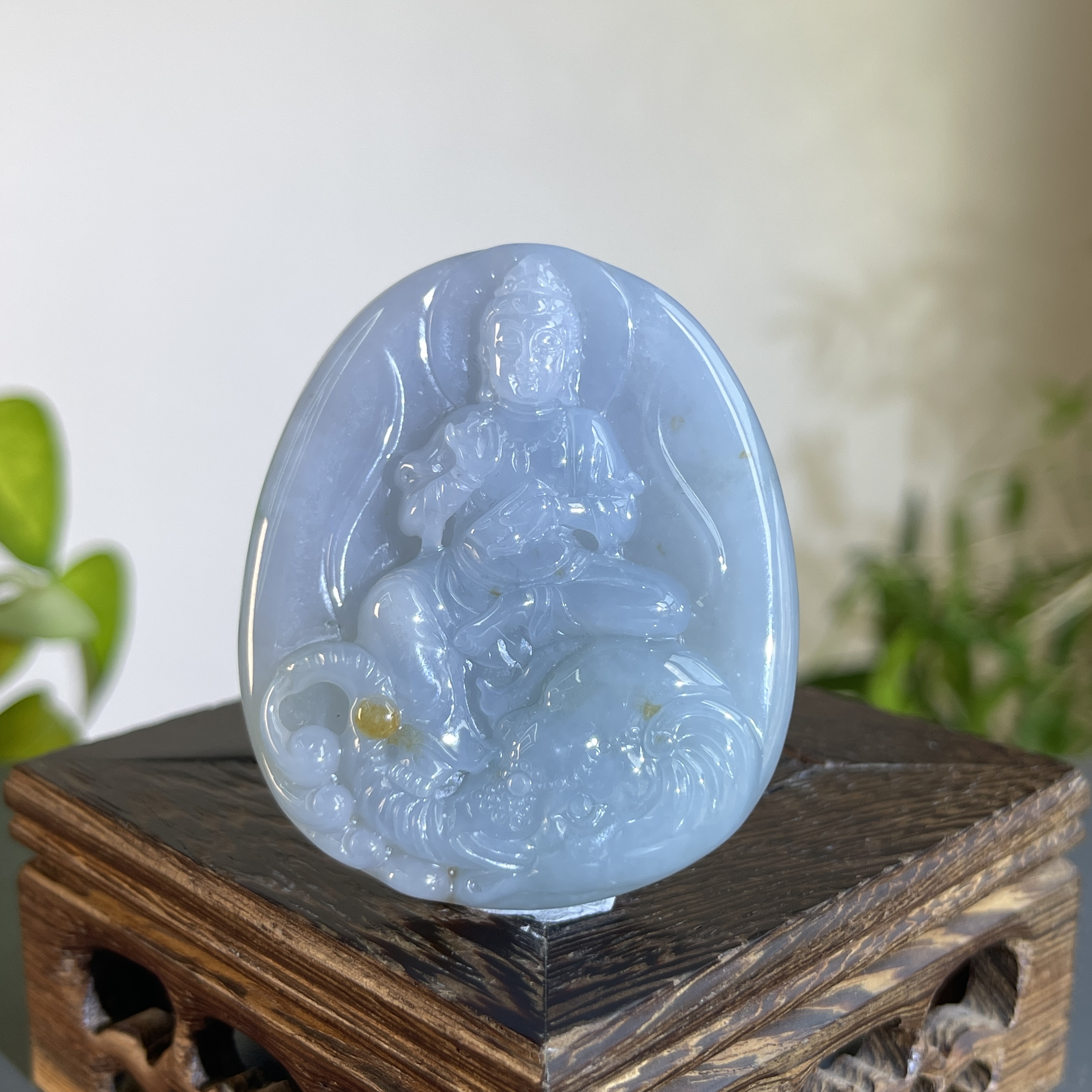 JTA25-118  天然缅甸翡翠A货 普贤