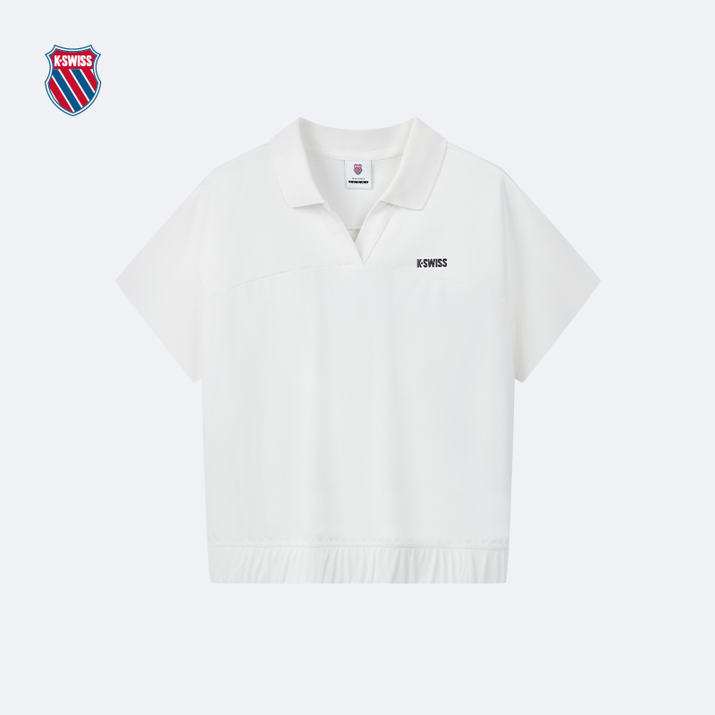 KSWISS盖世威女POLO衫 24夏季新款 轻奢透气休闲T恤短袖199943