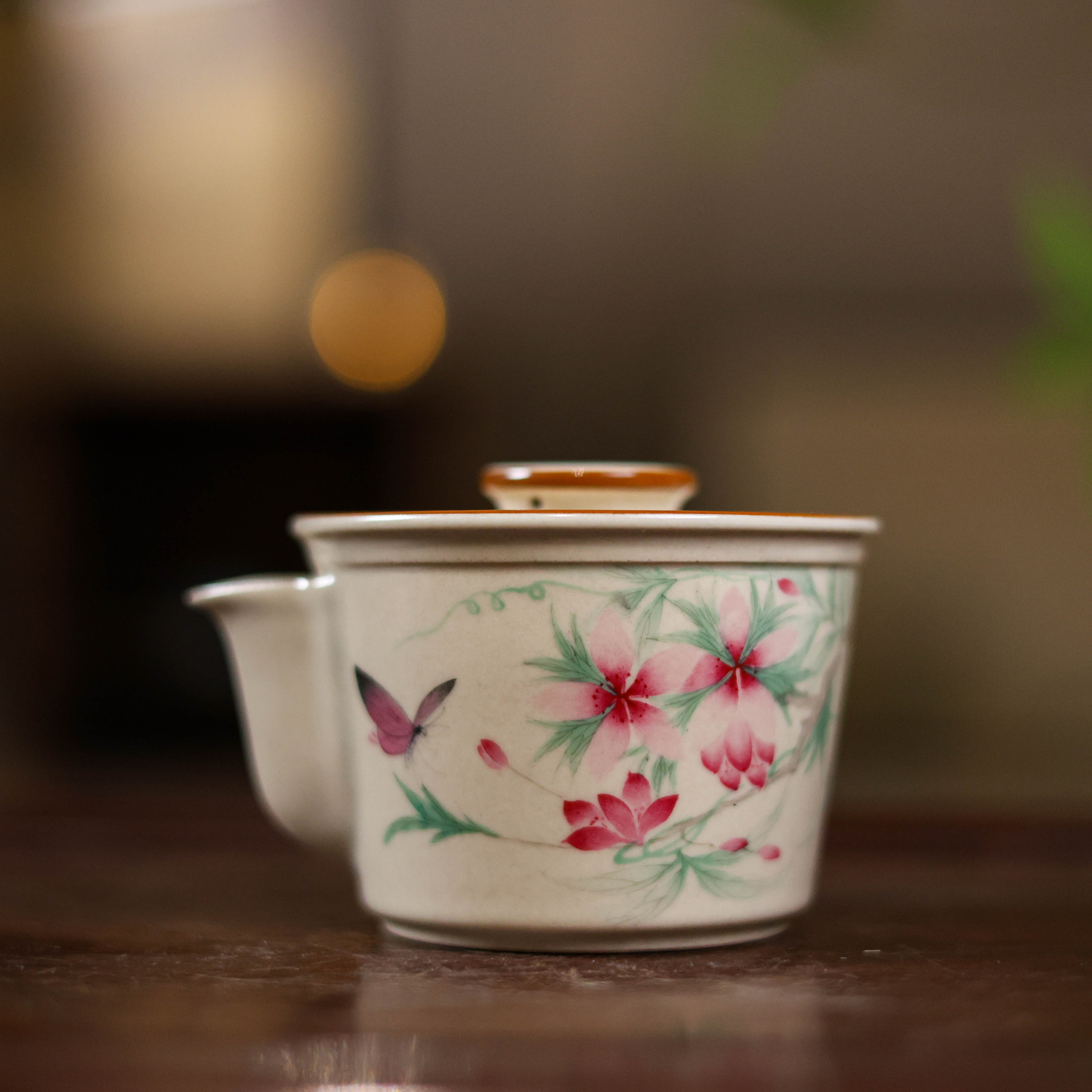 【非遗甄选】桃花泡瓶茶壶容量:145ml（ZX-0220）