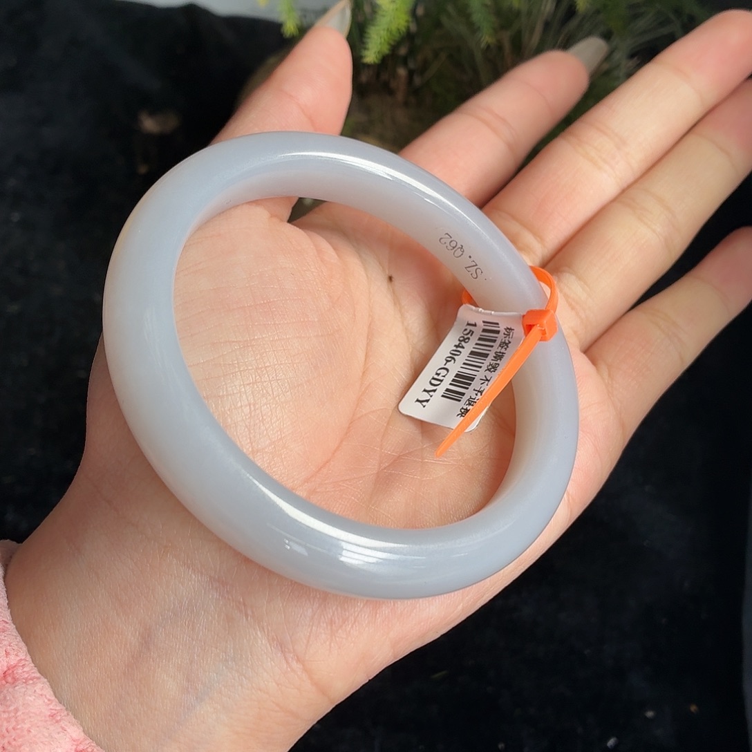 和田玉未镶嵌手镯6162