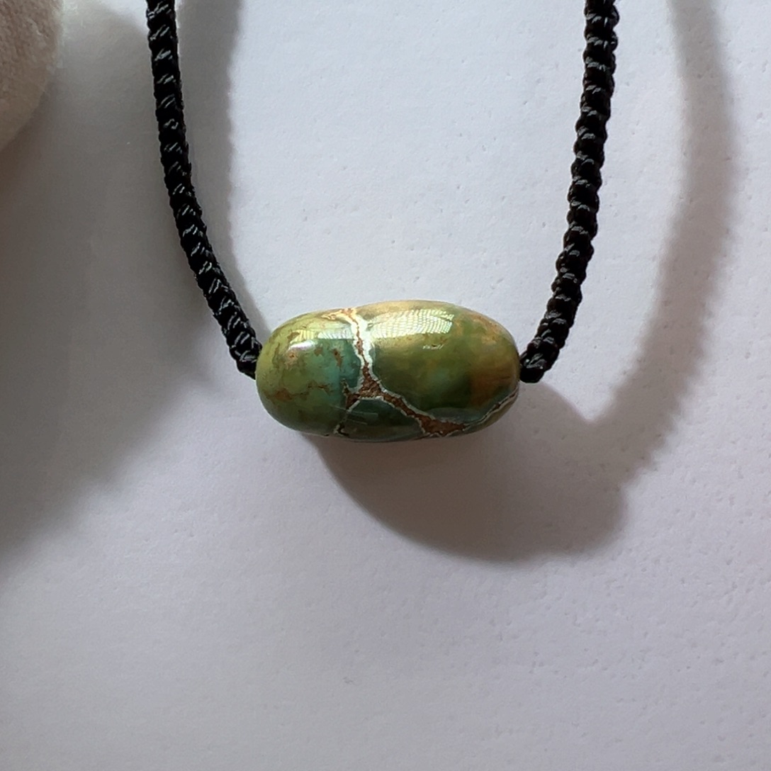 绿松石未镶嵌挂件