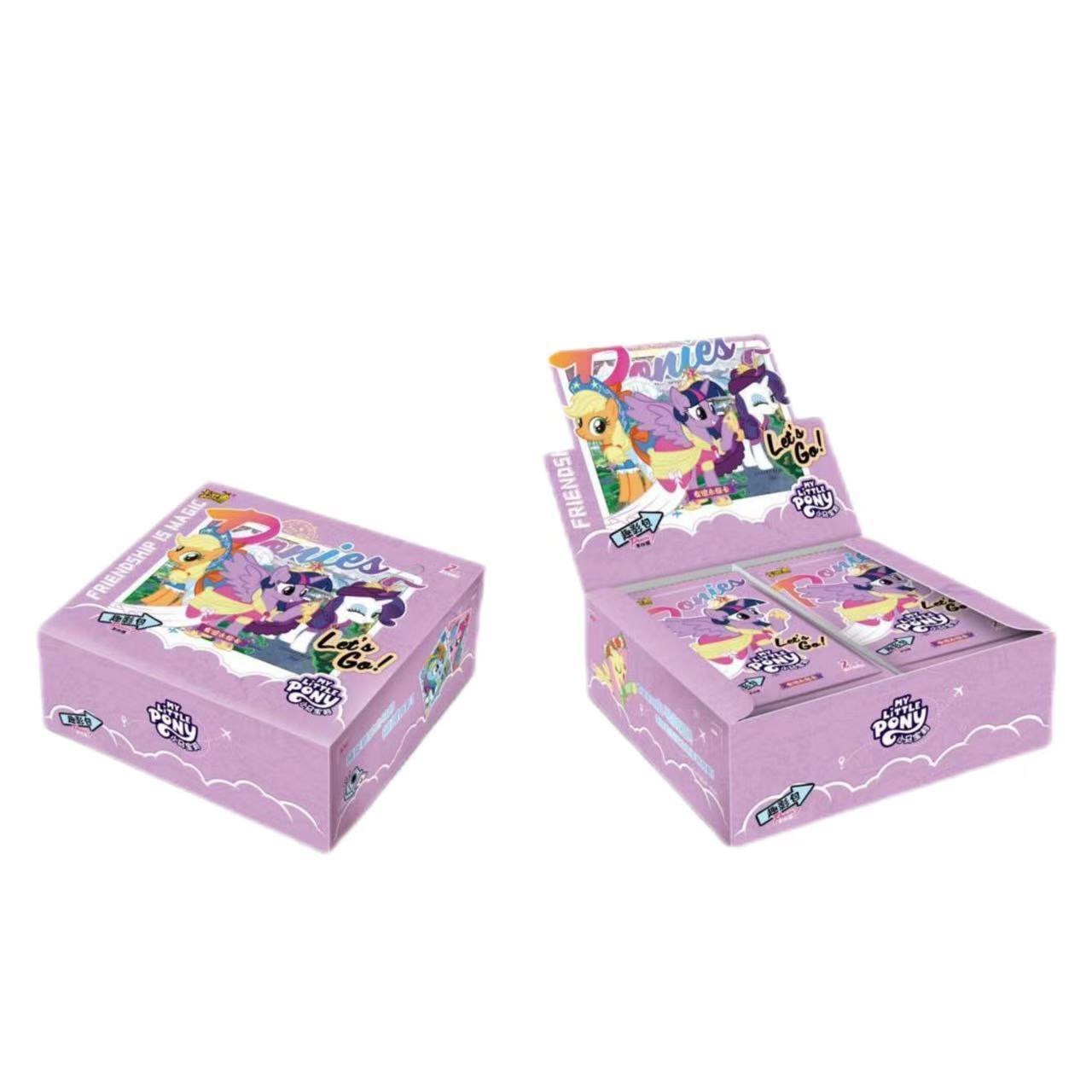 【玩法】正版小马宝莉卡片整盒第四弹趣影包收藏卡牌