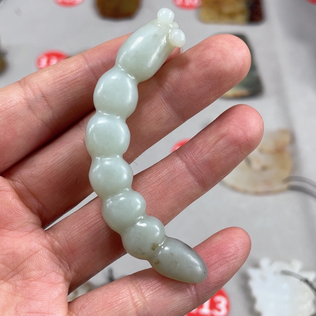 和田玉（糖玉）颈饰未镶嵌