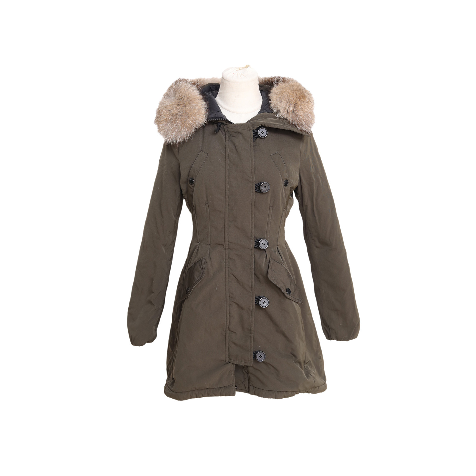 99新 MONCLER 连帽 外套 绿色0码 P202226062