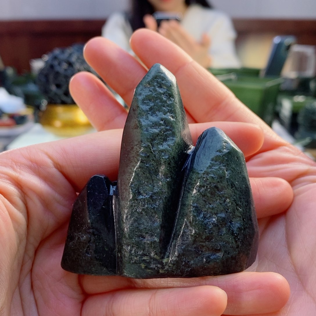 和田玉（青玉）挂件未镶嵌