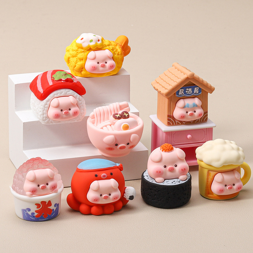 「新美食小猪」小摆件