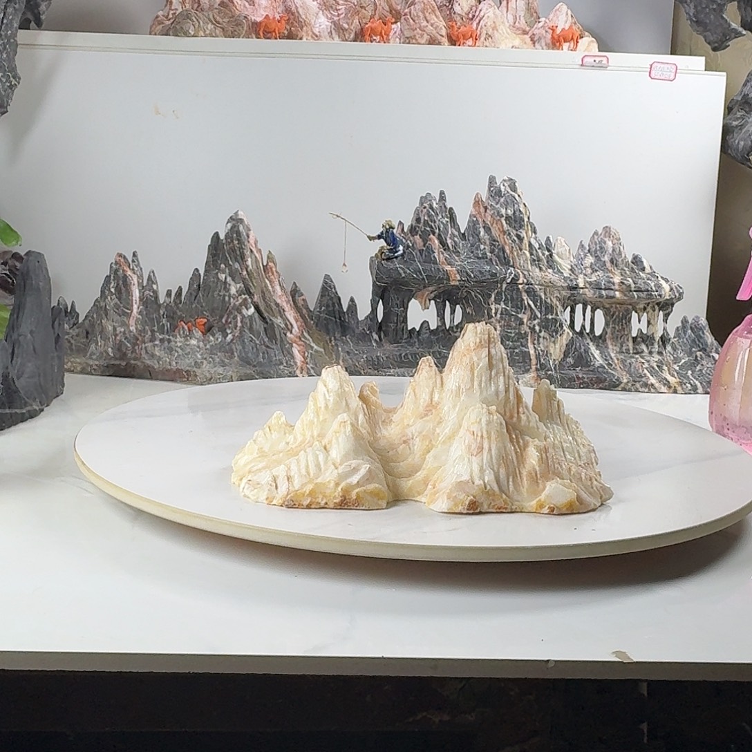 S***g山峰摆件鱼缸造景