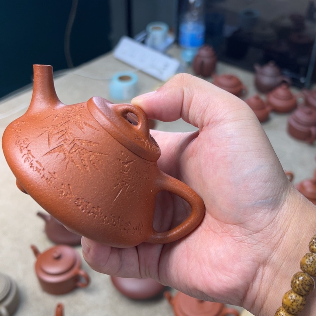 @***庆茶壶紫砂紫砂壶瑕疵