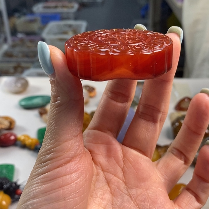 玛瑙/玉髓未镶嵌吊坠(不含链)