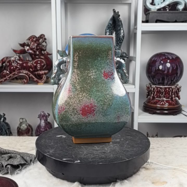 摆件钧瓷摆件神后镇钧瓷