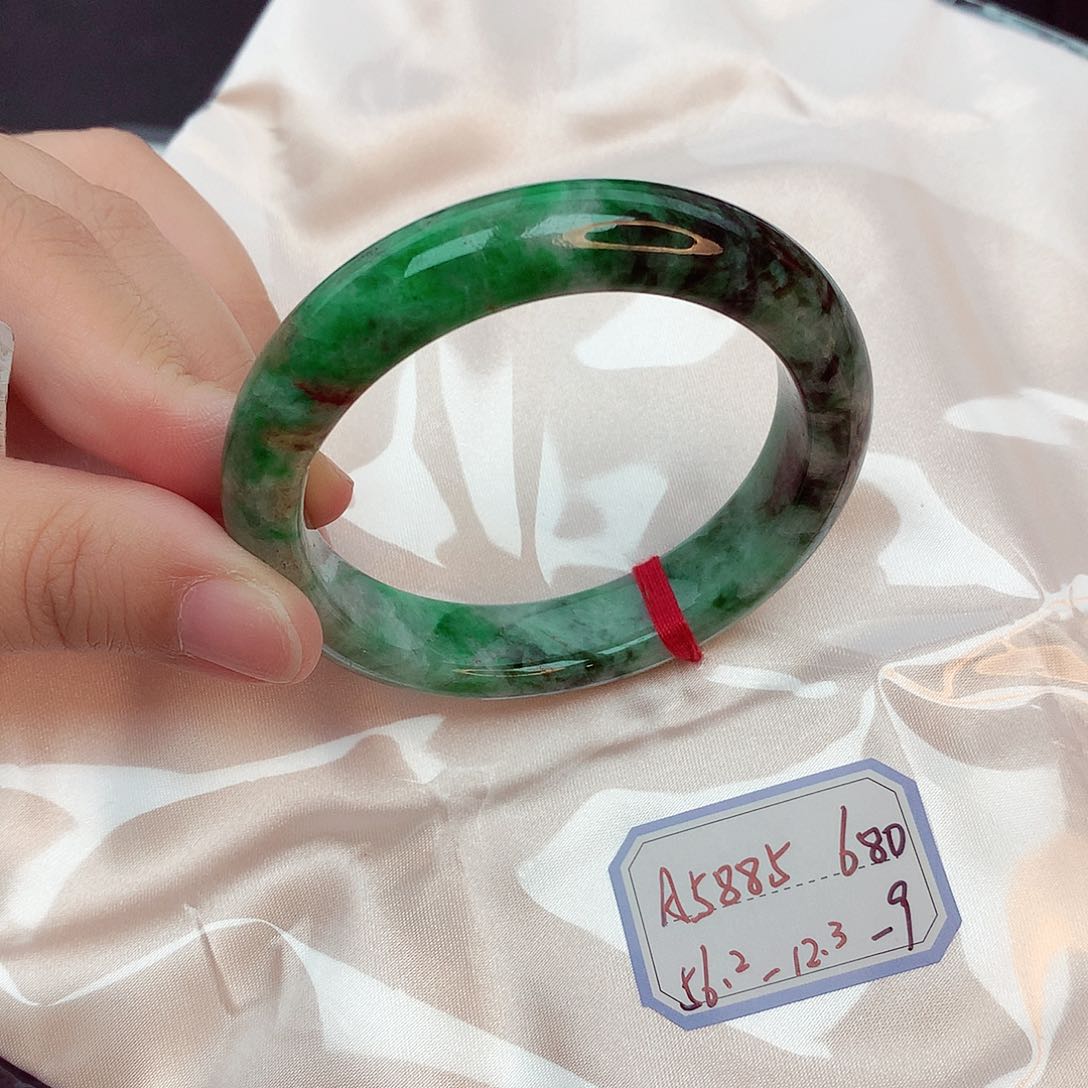 翡翠手镯未镶嵌天然缅甸翡翠A货