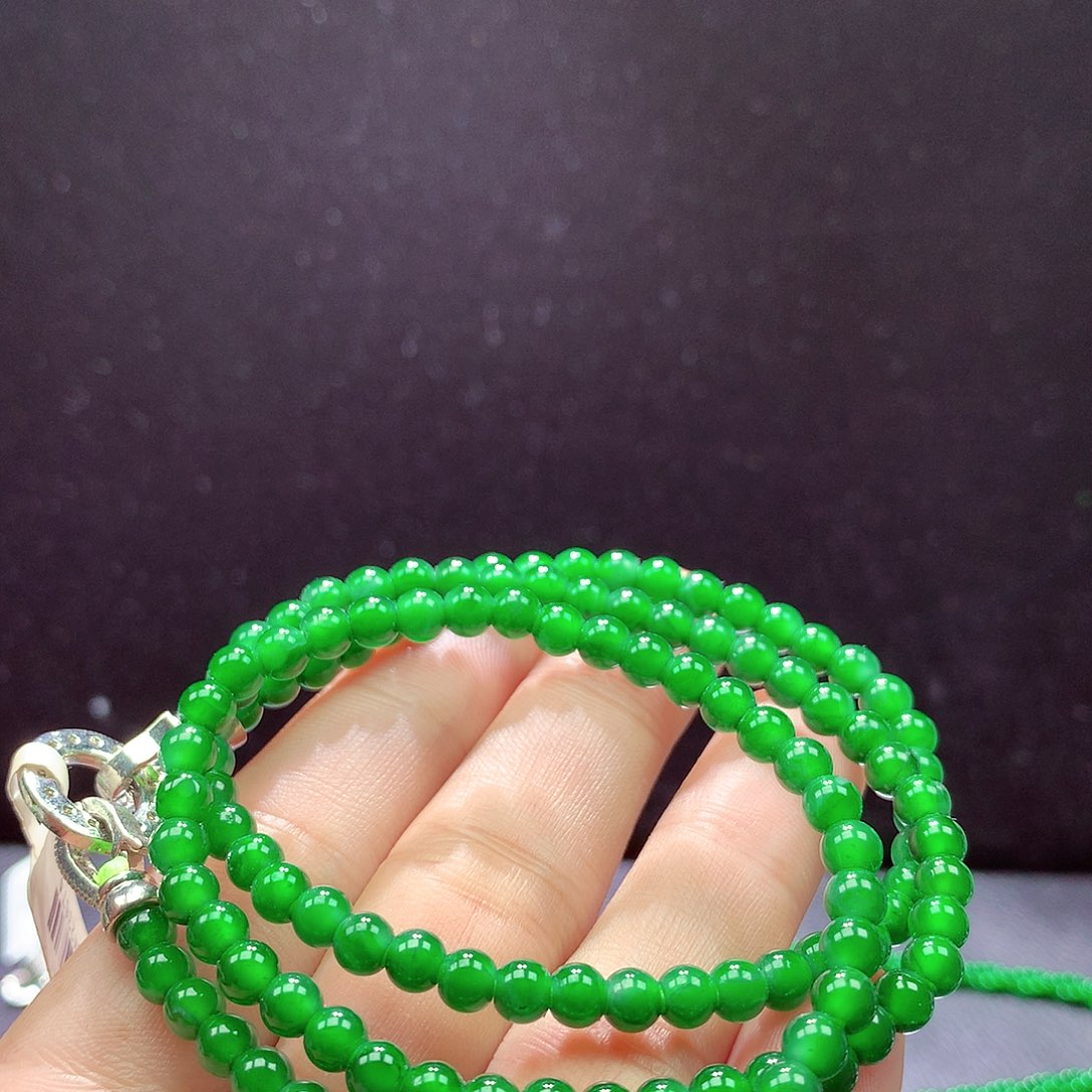 翡翠手链未镶嵌项链