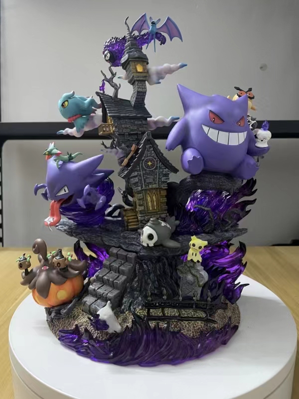 鬼系幽灵耿鬼口袋妖怪进化组动漫周边潮玩超大模型手办摆件