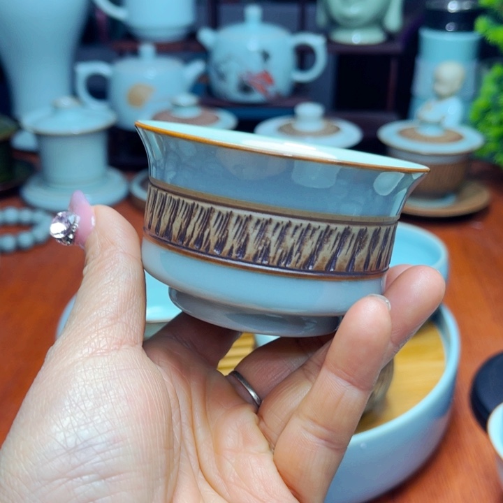 【闪购商品】汝州单壶单杯天青，禅定