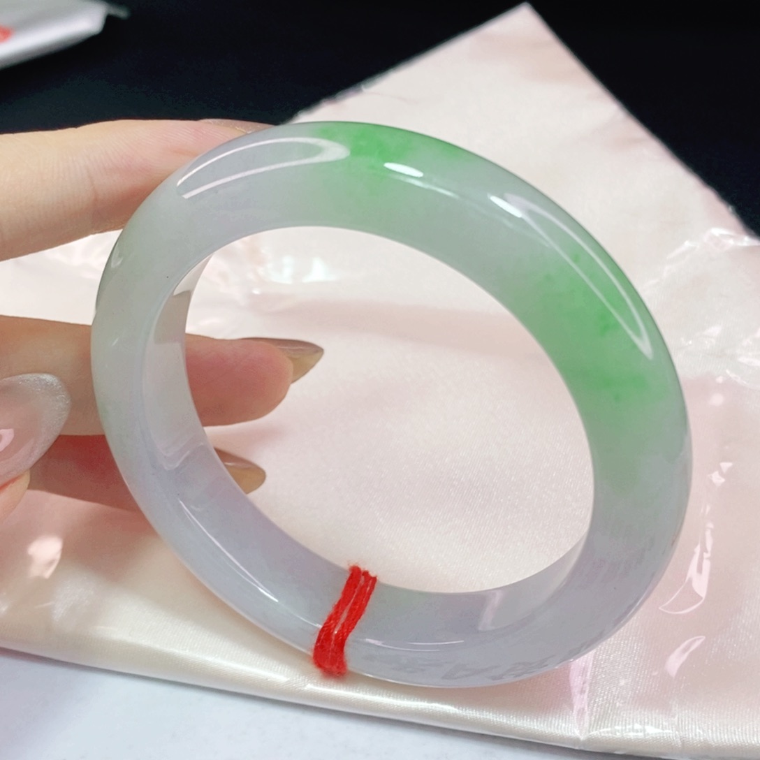 未镶嵌手镯翡翠57.8正圈