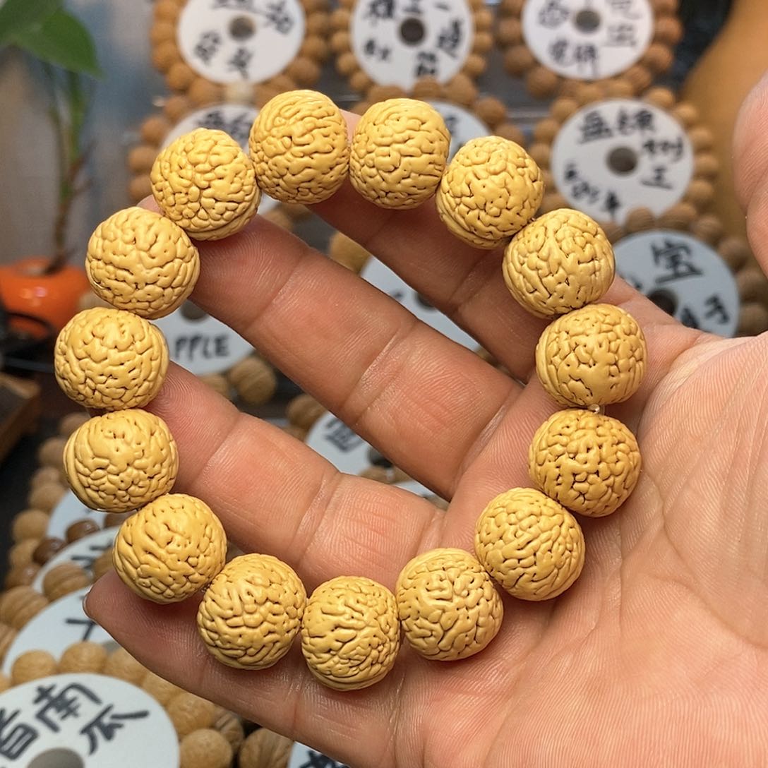 【闪购商品】爱*者桃核手串虎皮手串