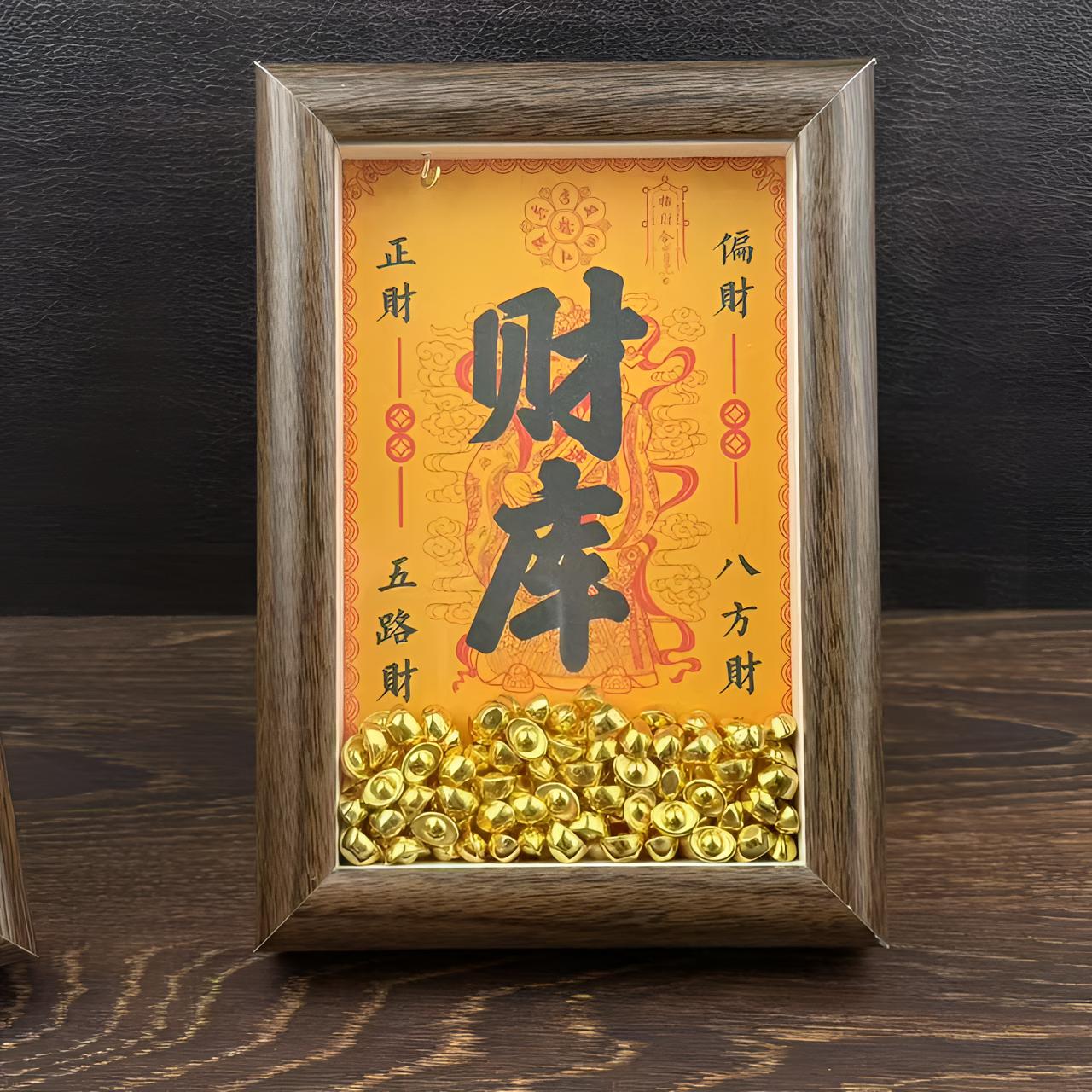 【个人专属】铜合金精品实心小元宝摆件聚宝盆米缸创意装饰品