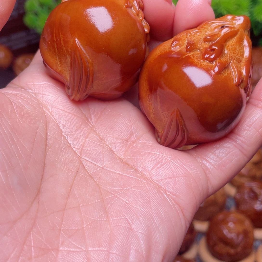 【闪购商品】橄榄核手串/手链38左右光背龙龟手球