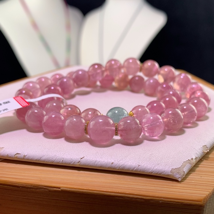 双色碧玺手链未镶嵌