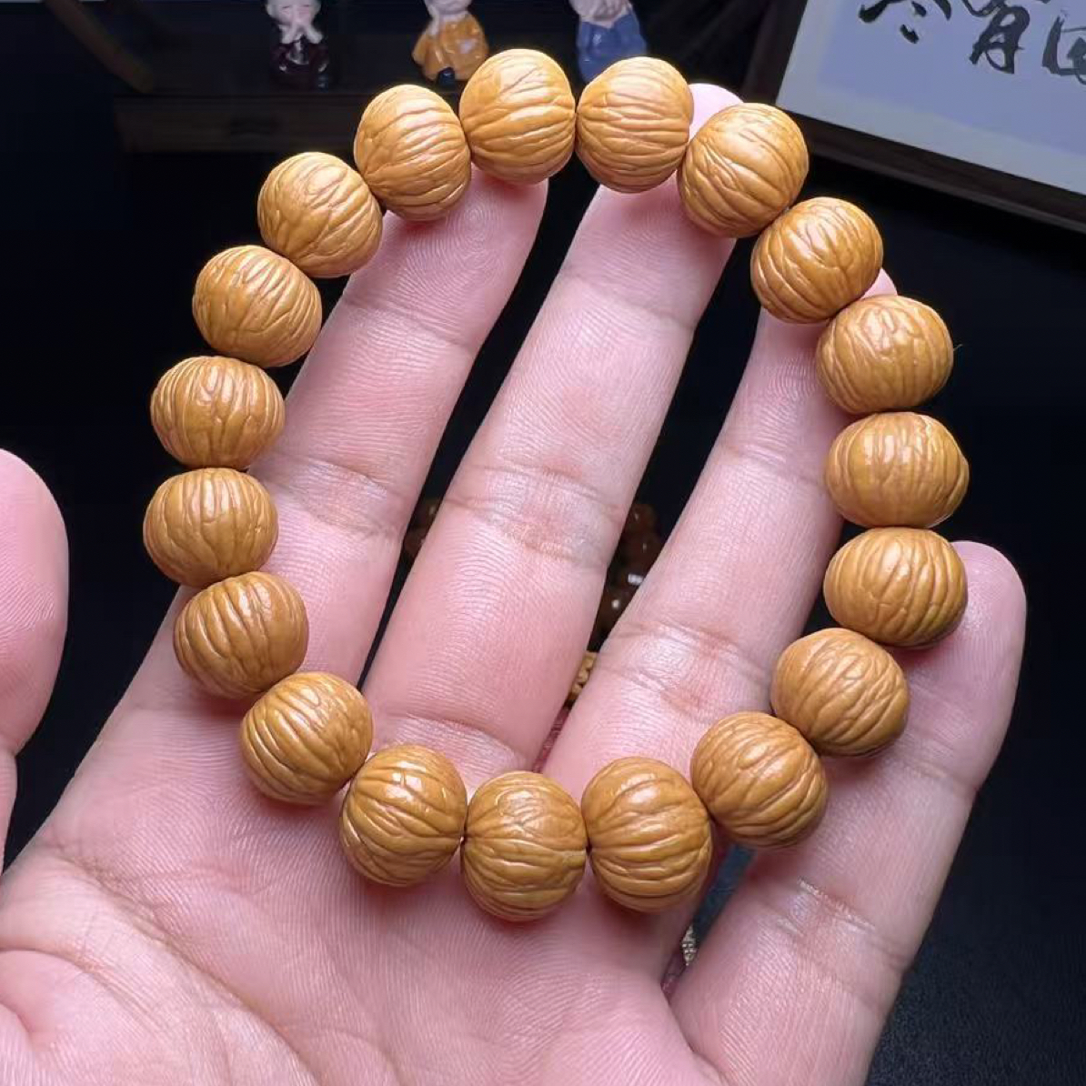 猴头核桃聚宝盆手串2