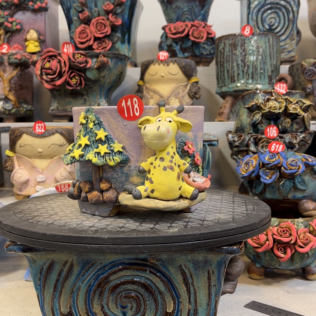 陶瓷福利118 号陶然花盆