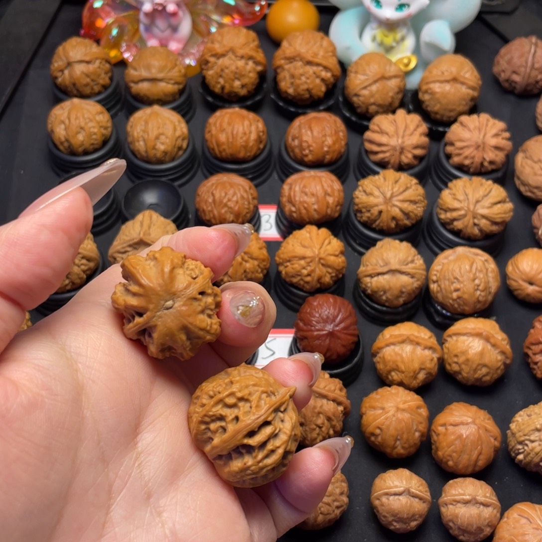 吊坠文玩核桃13号龙脊莲花