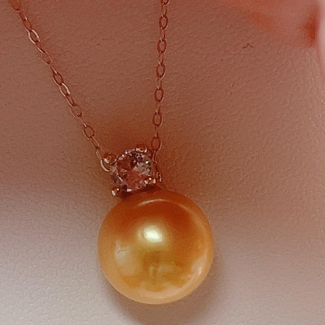 合金淡水珍珠吊坠(赠链)