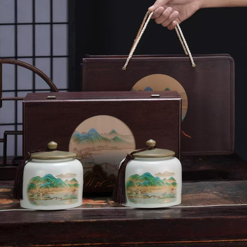 【顺丰京东发货】【拍十送茶具】陶瓷礼盒 正山小种茶叶礼盒装 红茶叶