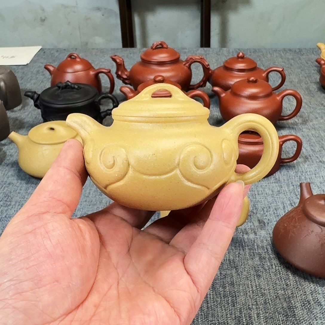 紫砂茶壶全手工紫砂壶仿古如意