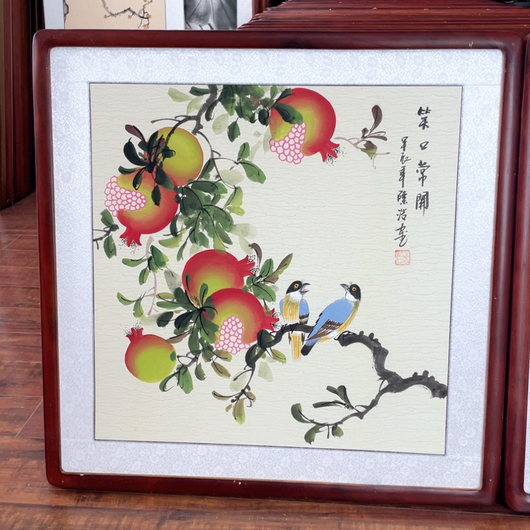 国画带框尺寸63*63厘米