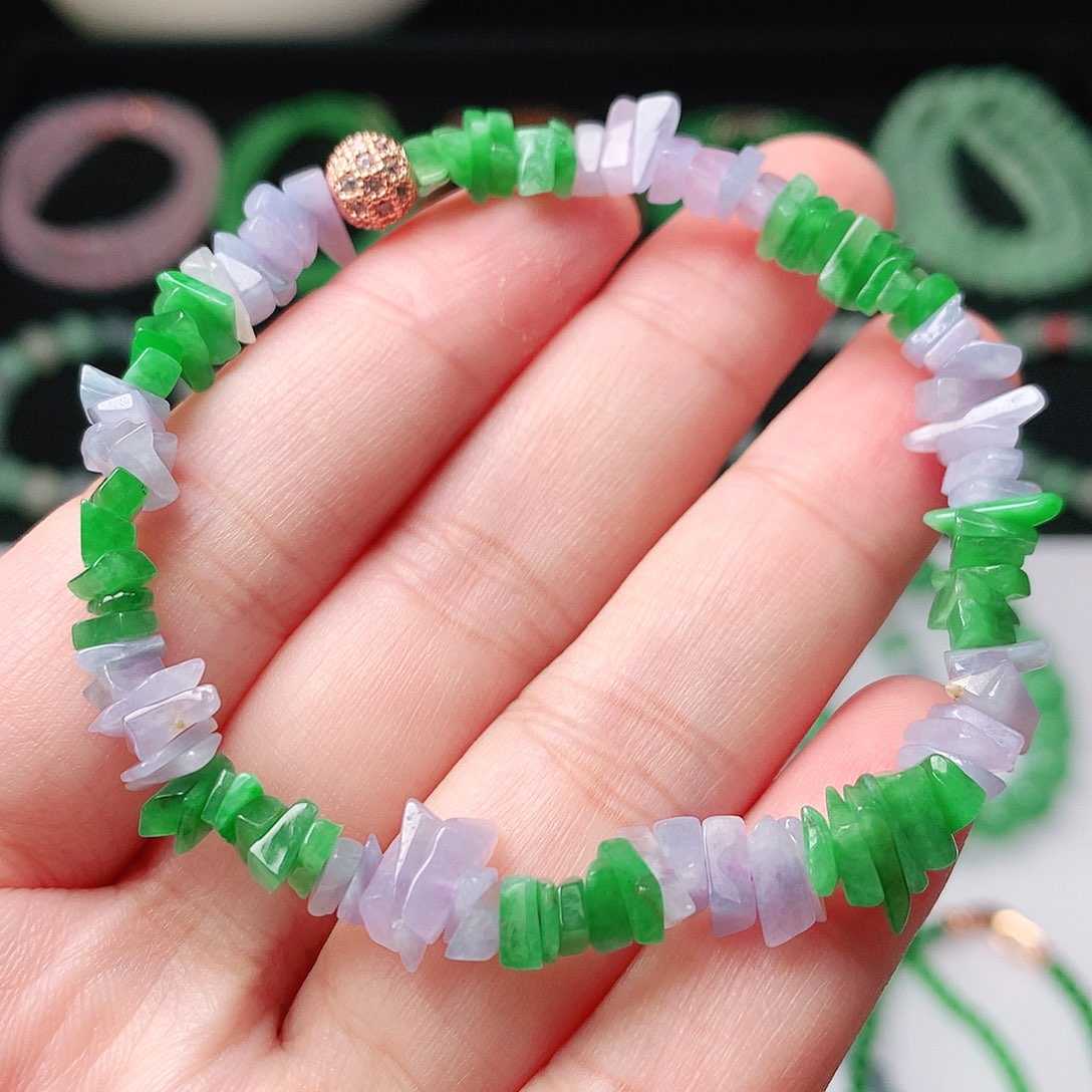 未镶嵌手链翡翠翡翠