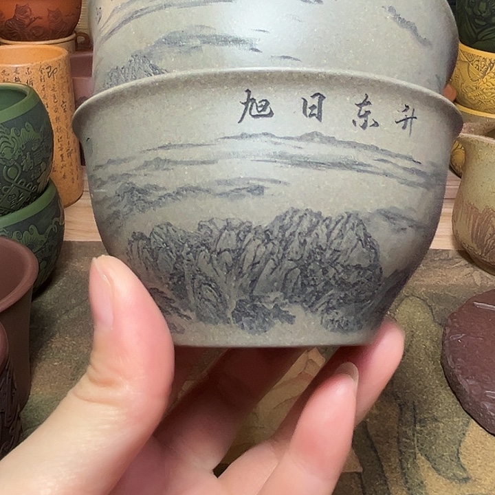 茶杯紫砂宜兴紫砂茶具微瑕清货