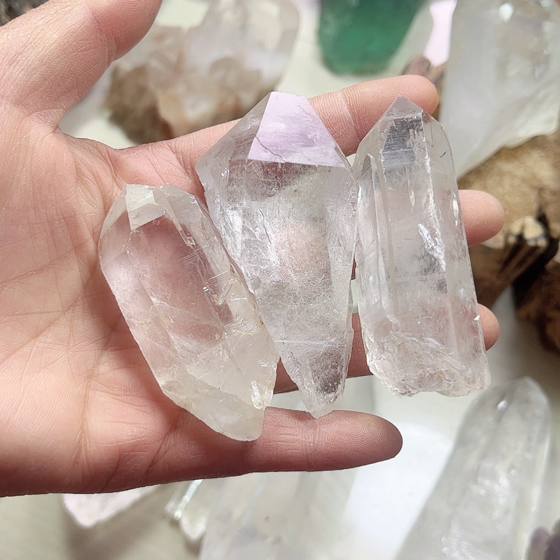 水晶天然水晶原石未镶嵌妞*果