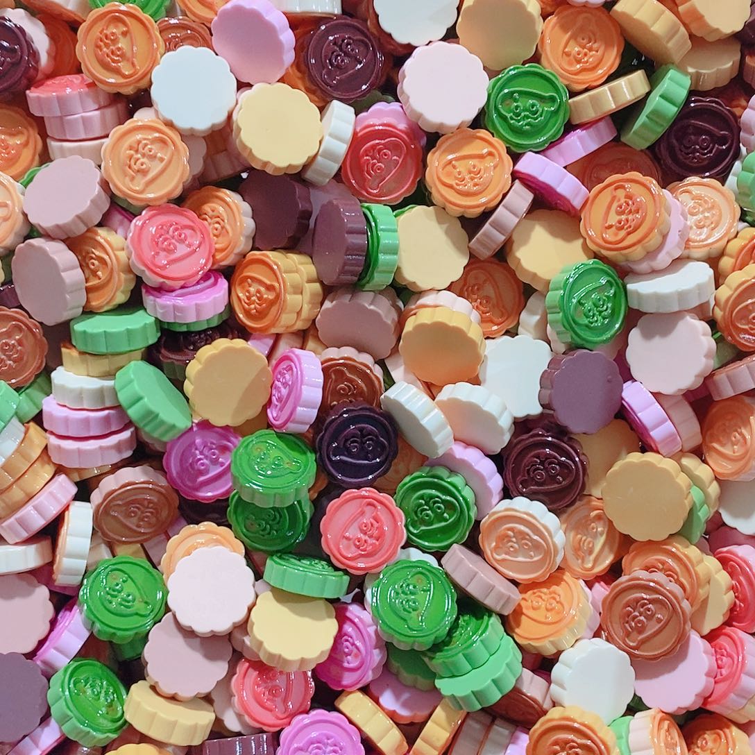 树脂想念（中号）金粉小新月饼300ml混