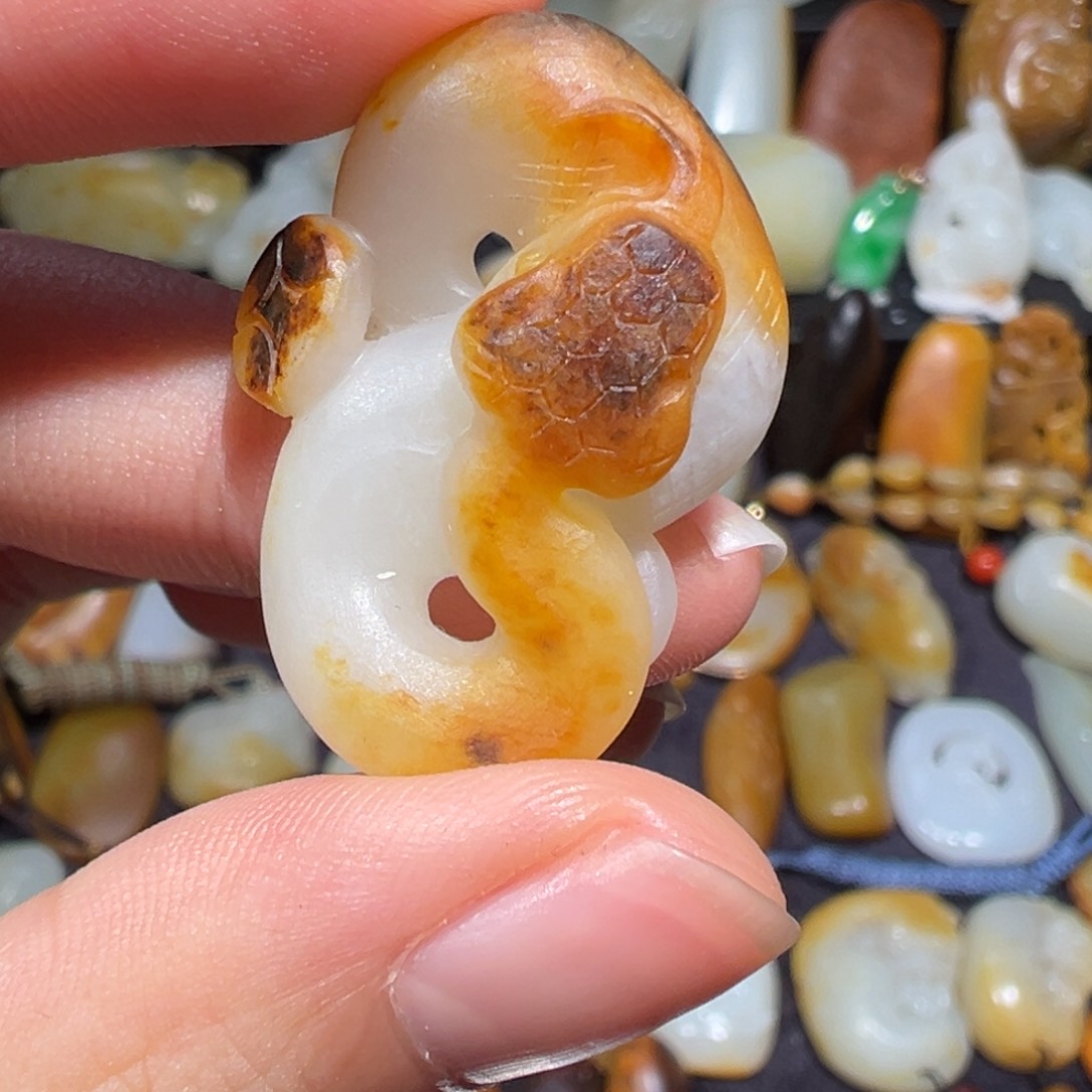 和田玉吊坠(不含链)未镶嵌