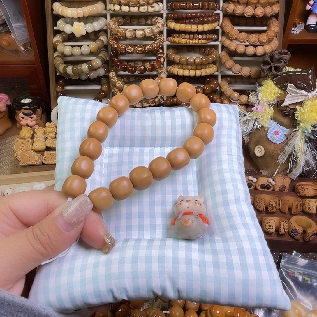 ╰***ゝ猴头核桃吊坠猴头六方手串