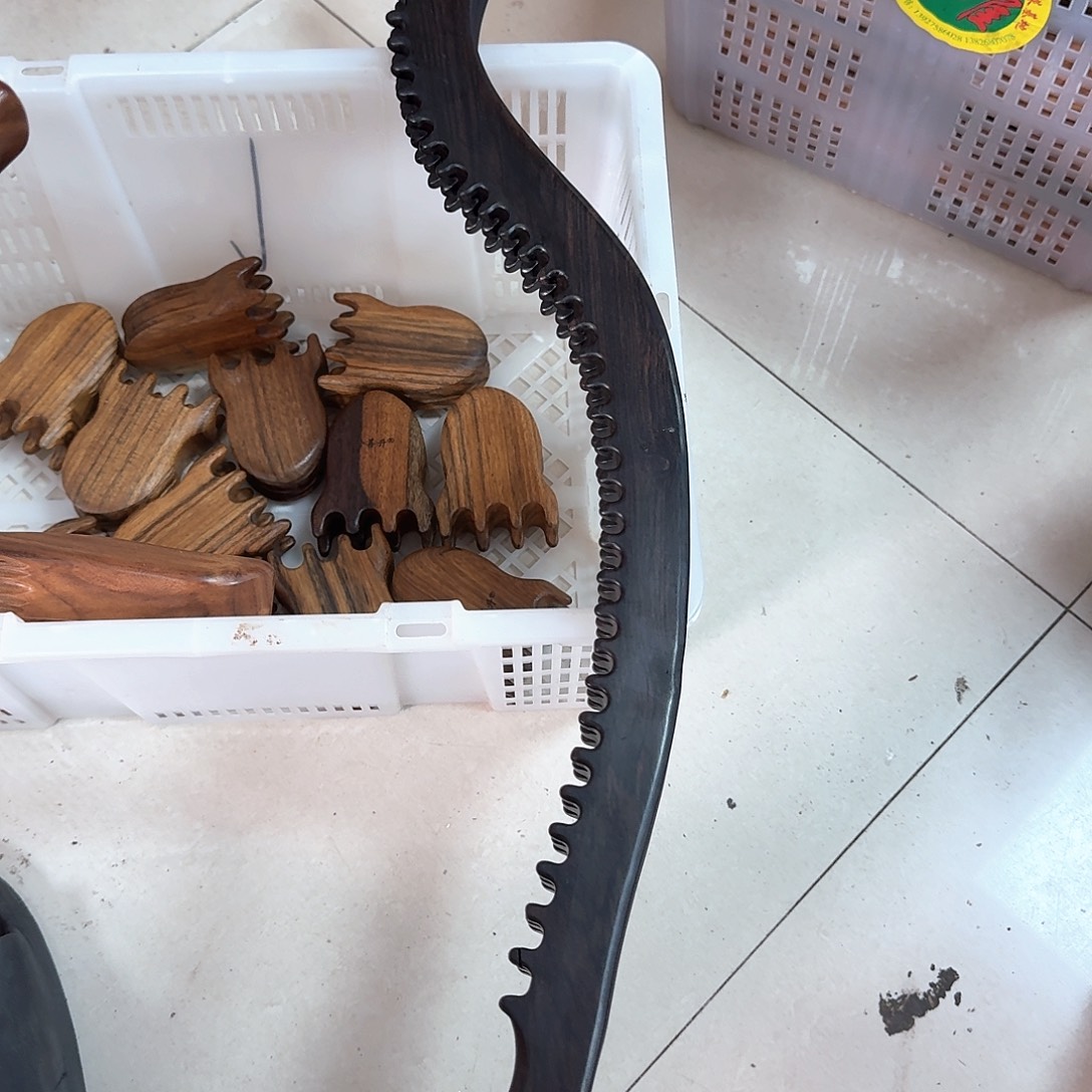 紫光檀75厘米放松工具瑕疵裂
